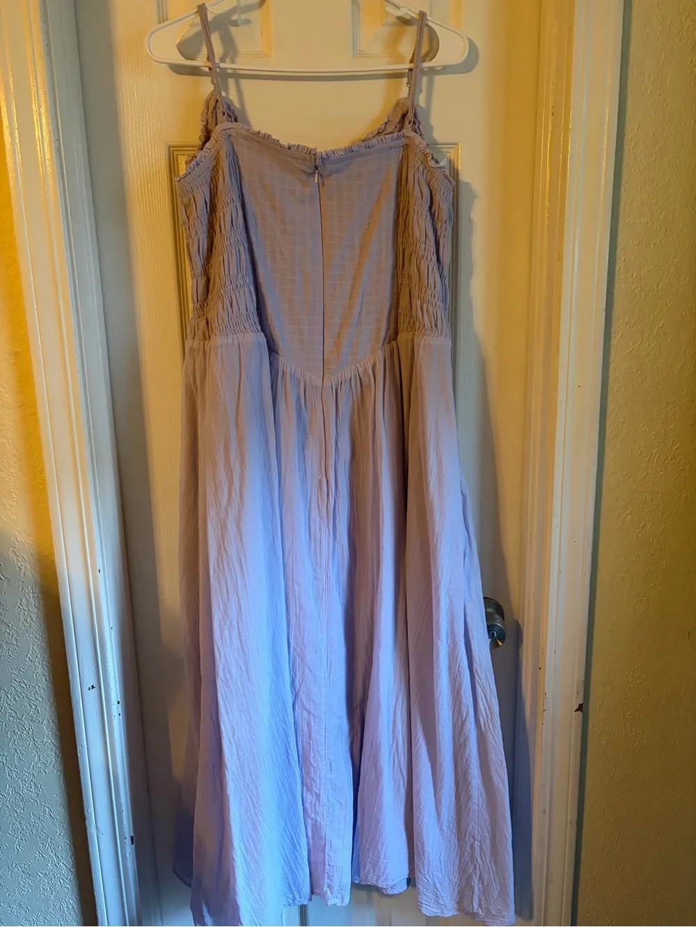 American Eagle Outfitters Lavender Smocked Maxi Dress - Picture 2 of 6
